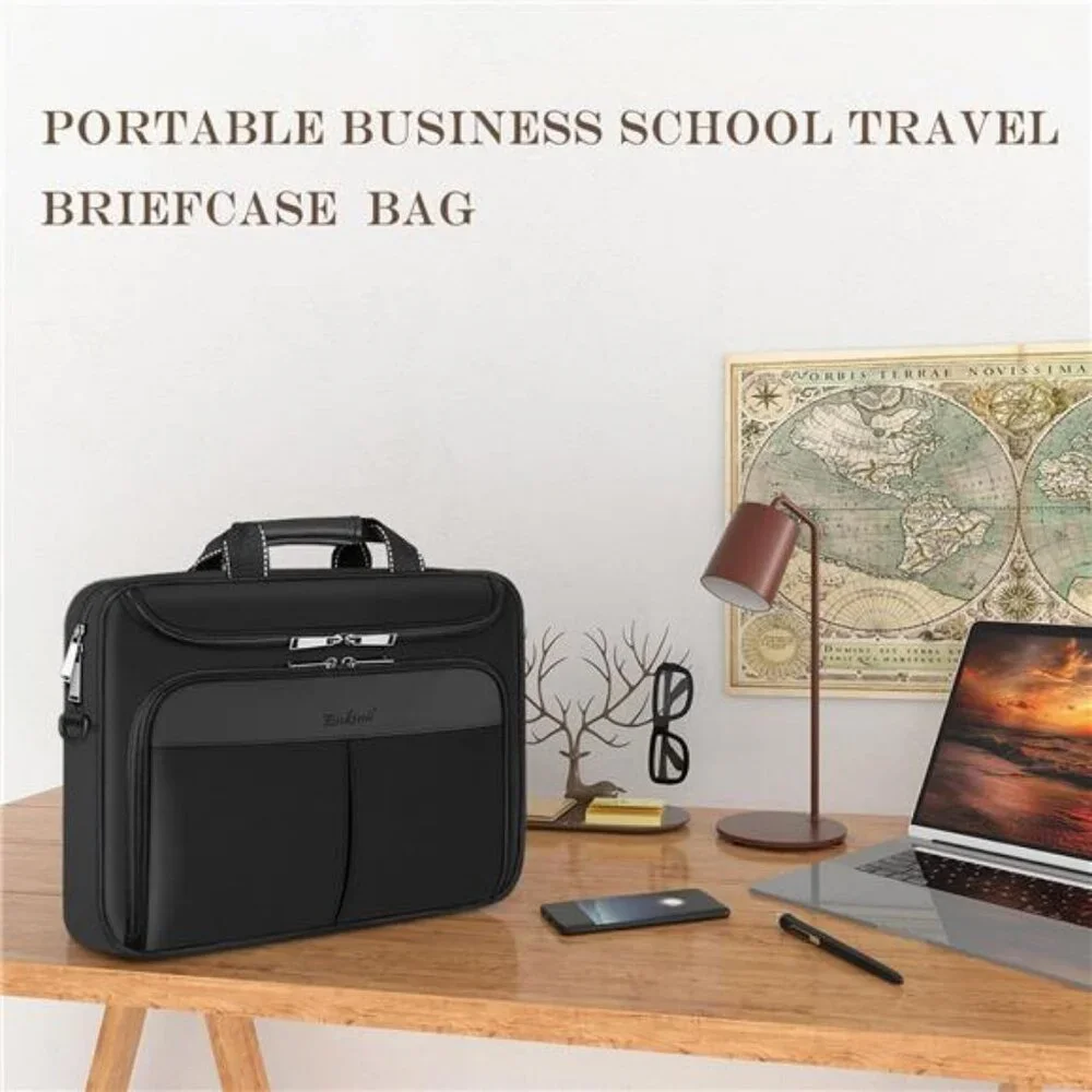 15.6-16.2 inch Waterproof Protective Laptop Messenger Briefcase with Strap